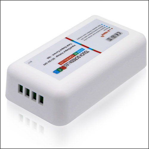 DC12/24V Max 24A 6A4CH, LED RGB Controller 2.4GHz RF Touch Color Remote For RGB LED Light Strips or Modules DC12/24V Max 24A 6A4CH, LED RGB Controller 2.4GHz RF Touch Color Remote For RGB LED Light Strips or Modules